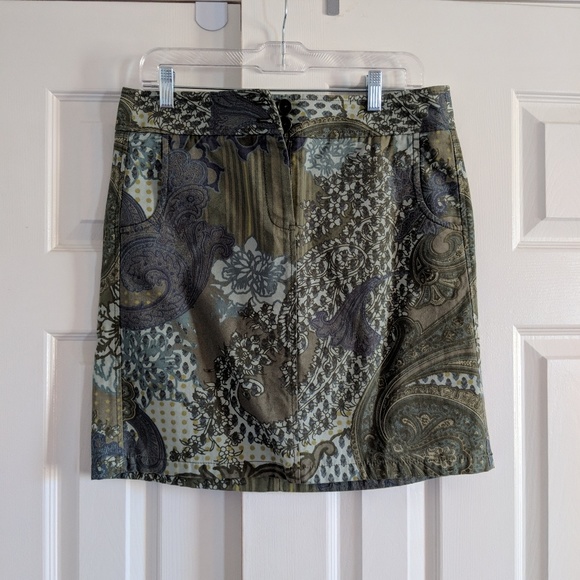 Ann Taylor A-Line Denim Skirt - Picture 1 of 5